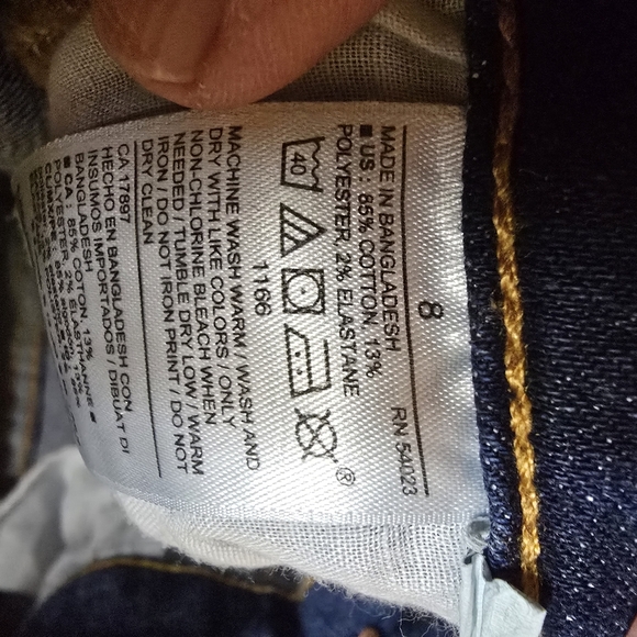 Old Navy Dark Blue Women's Skinny Jeans - Picture 5 of 7